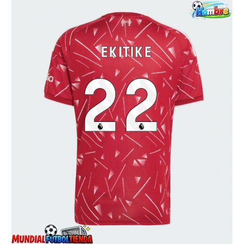 Camiseta Liverpool Hugo Ekitike #22 Primera Equipación Replica 2026-27 mangas cortas
